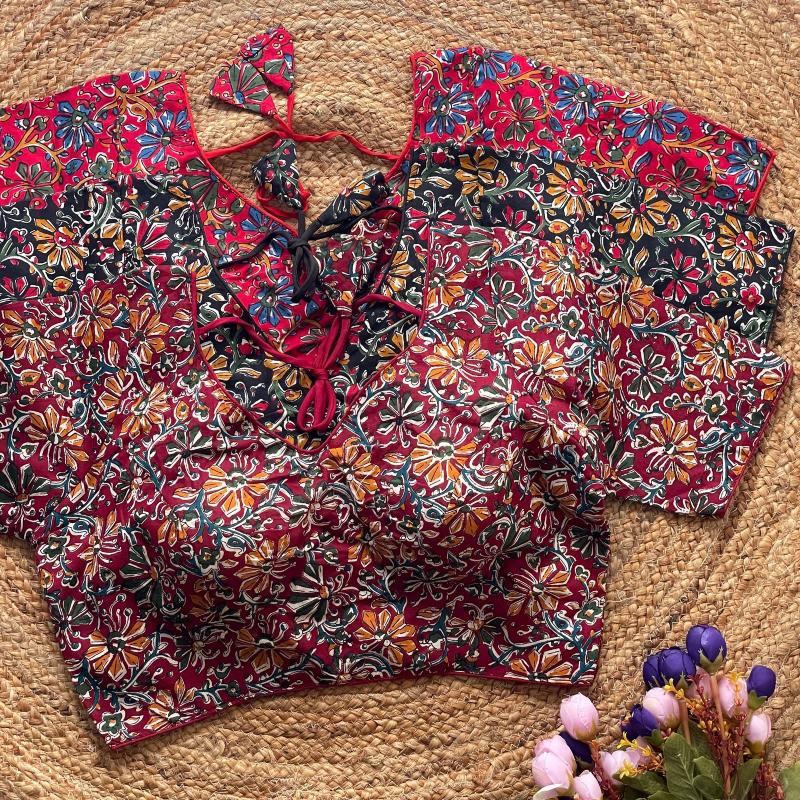 Sabella Kalamkari catalog blouse wholesale surat 