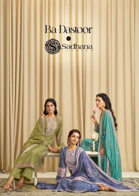 Sadhana Fashion Ba Dastoor catalog wholesale salwar kameez online shopping