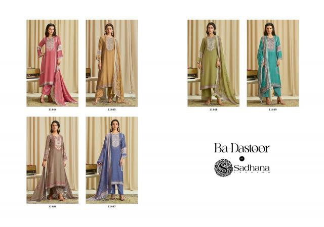 Sadhana Fashion Ba Dastoor catalog wholesale salwar kameez online shopping