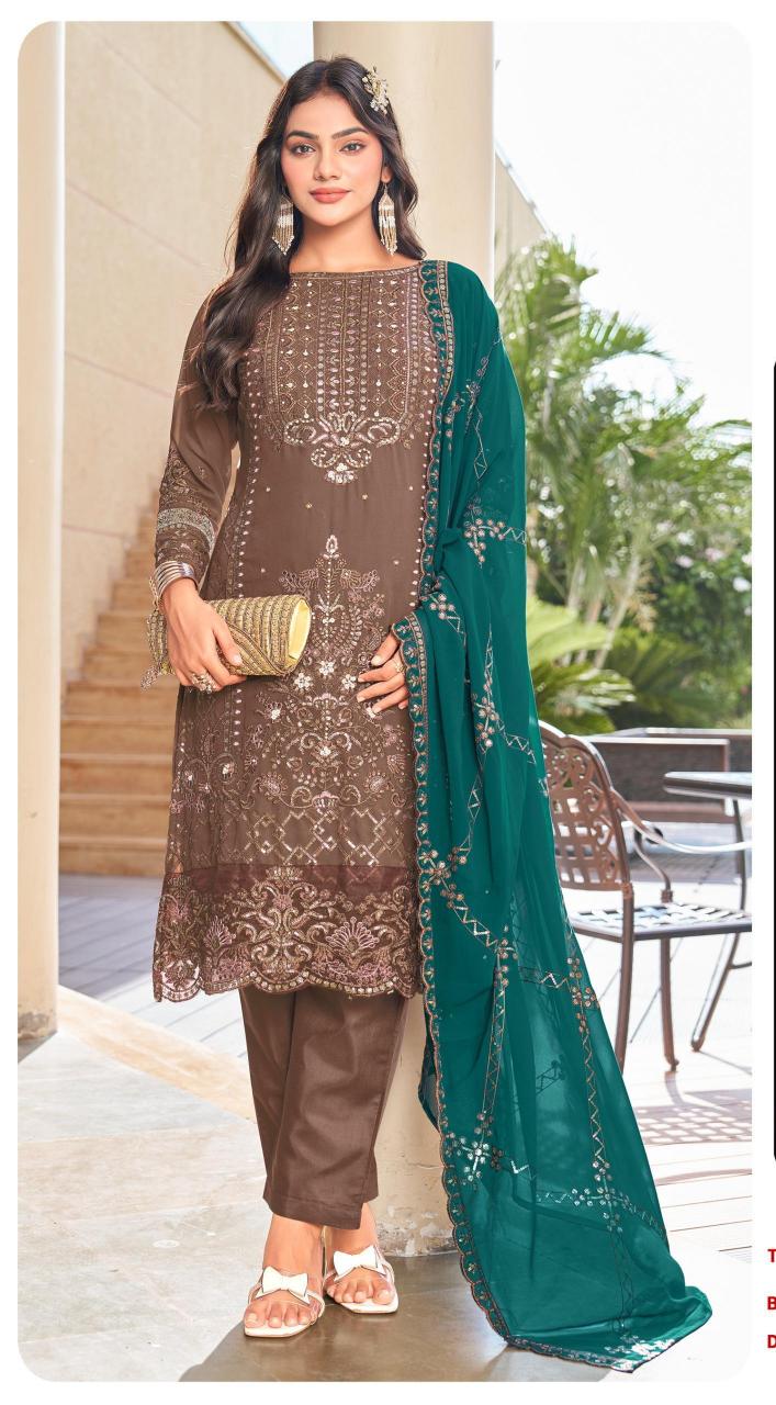 Sajida Aleeza Vol 1 catalog pakistani suits wholesale dealers in delhi