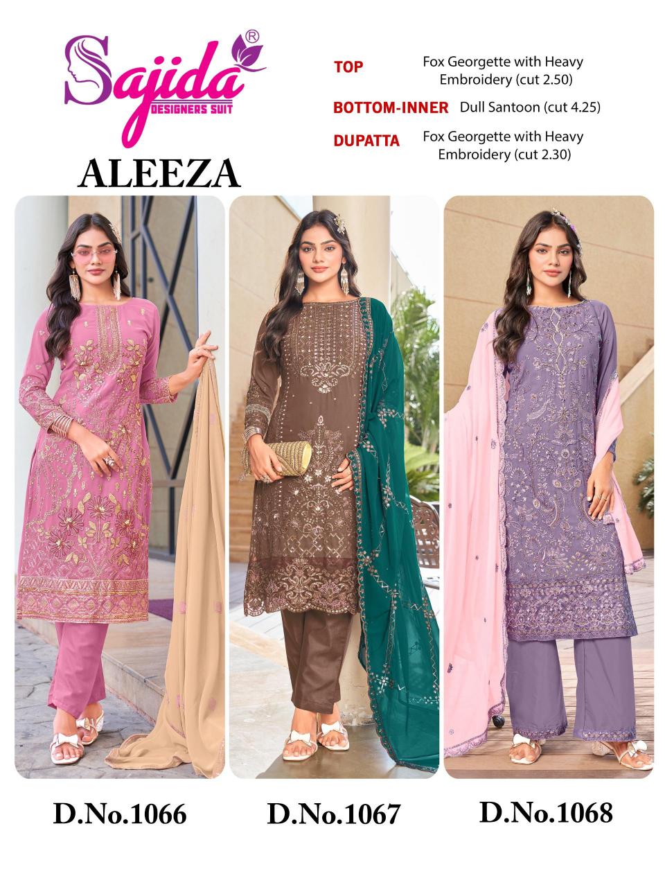 Sajida Aleeza Vol 1 catalog pakistani suits wholesale dealers in delhi