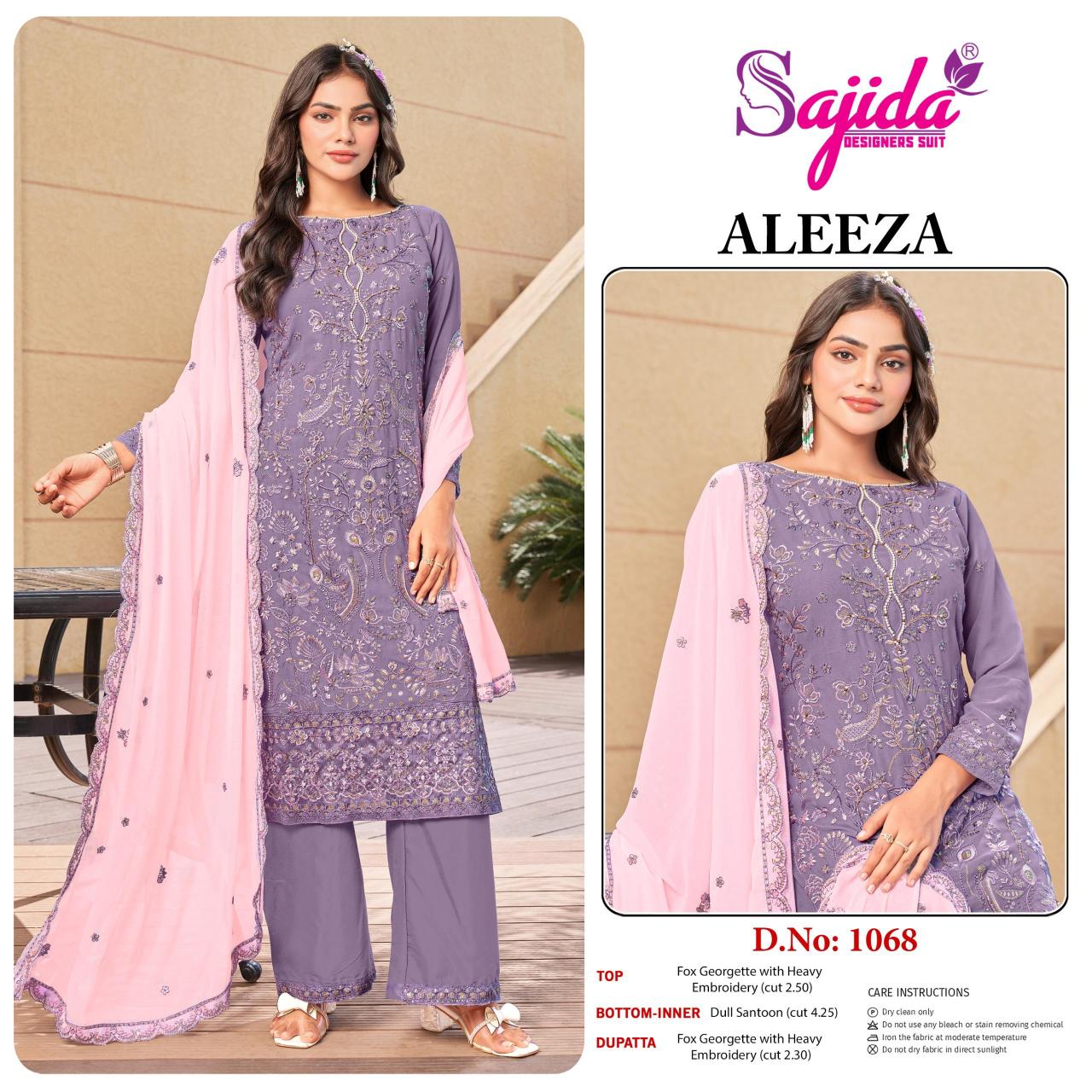 Sajida Aleeza Vol 1 catalog pakistani suits wholesale dealers in delhi