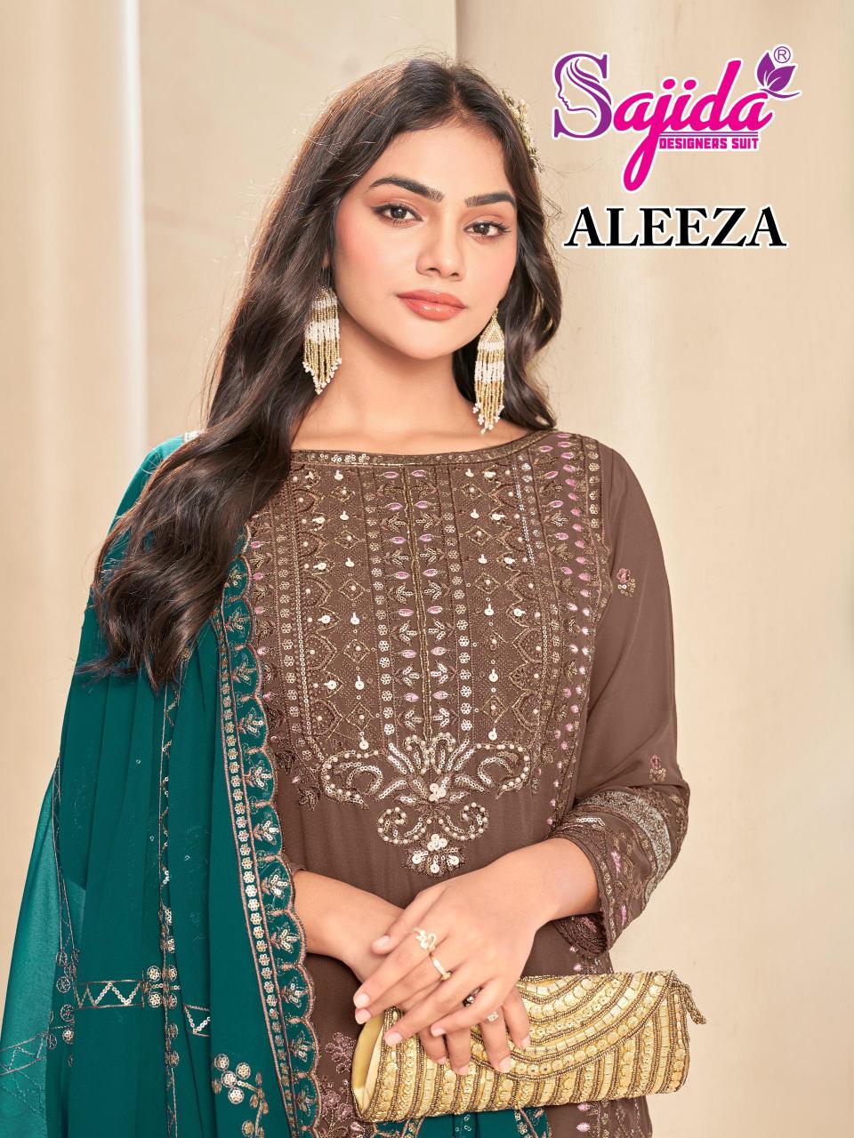 Sajida Aleeza Vol 1 catalog pakistani suits wholesale dealers in delhi