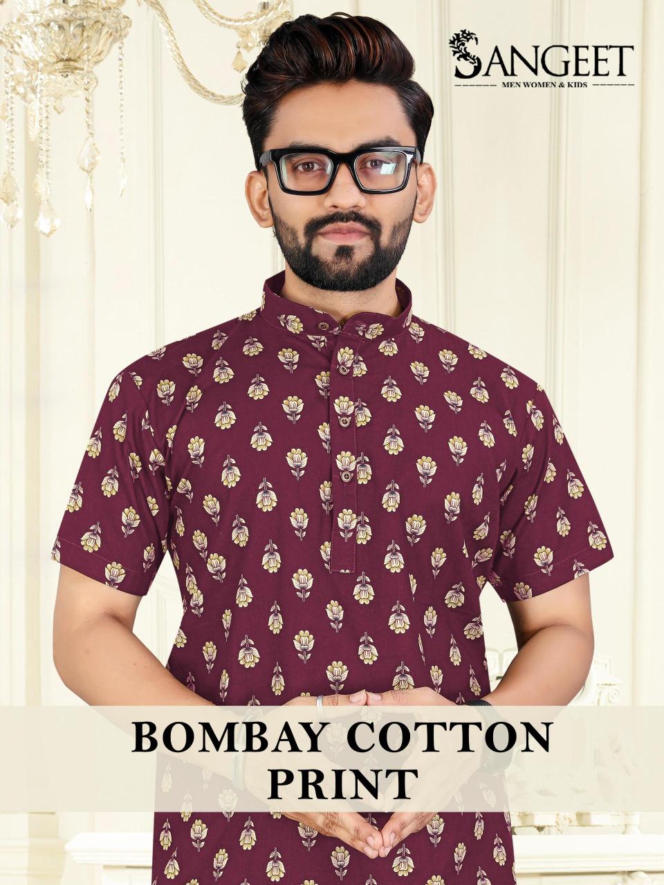 Sangeet Bombay Cotton Print mens t shirt