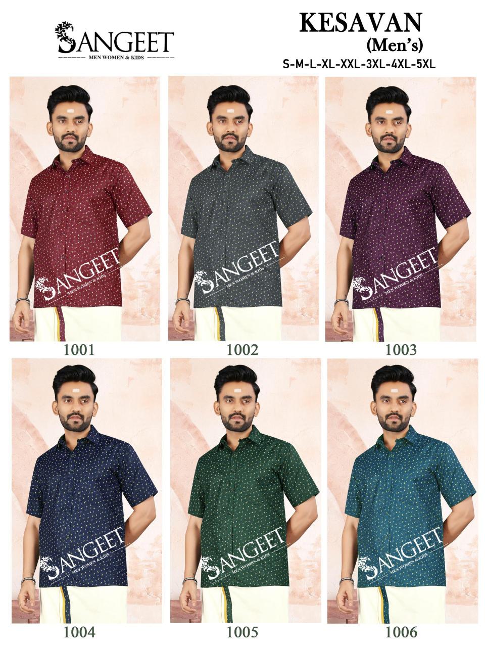 Sangeet Kesavan mens cotton Shirt With Vesti