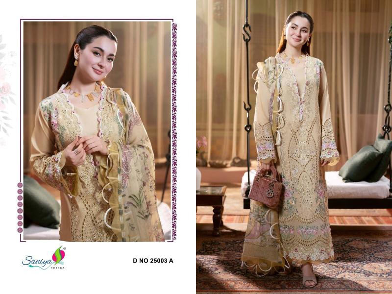 Saniya Ombre Vol 25 Nx Catalog wholesale pakistani suits in delhi