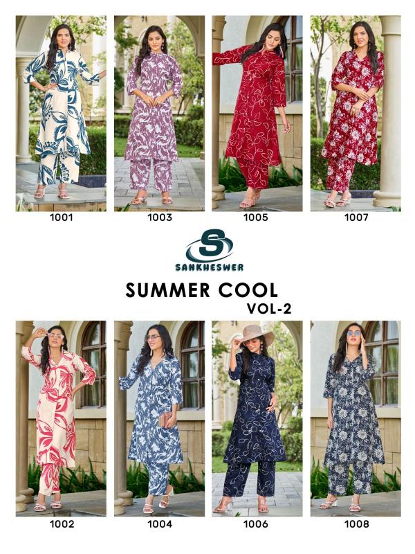 Sankheswer Summer Cool Vol 2 Catalog co ord set wholesale in mumbai