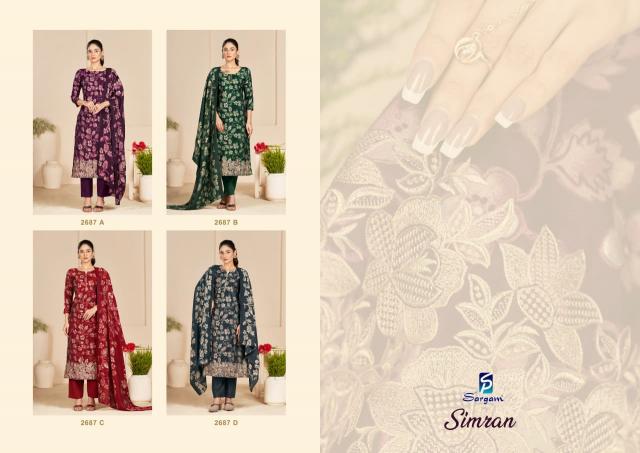 Sargam Simran catalog wholesaler of dress material in belgaum