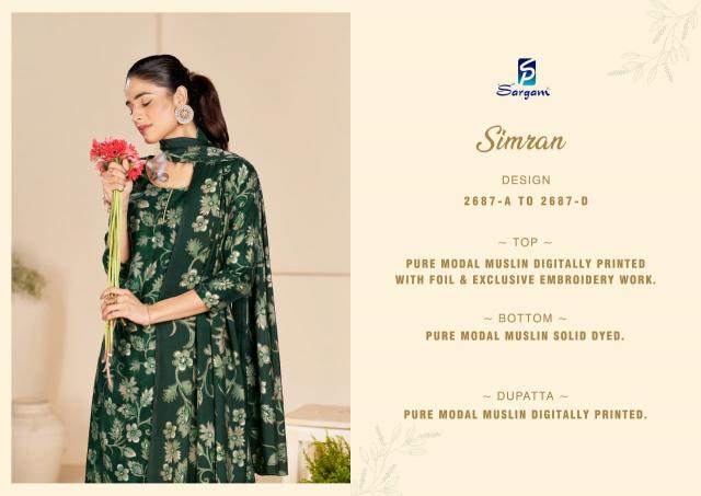 Sargam Simran catalog wholesaler of dress material in belgaum