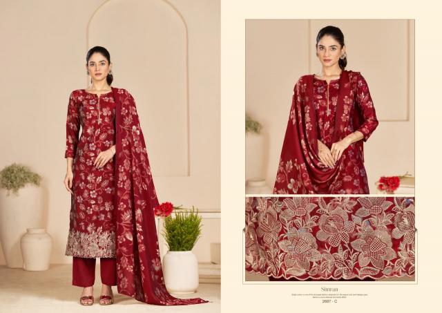 Sargam Simran catalog wholesaler of dress material in belgaum