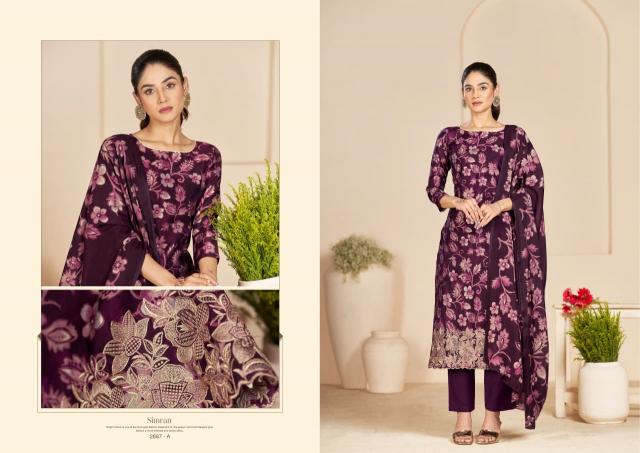 Sargam Simran catalog wholesaler of dress material in belgaum