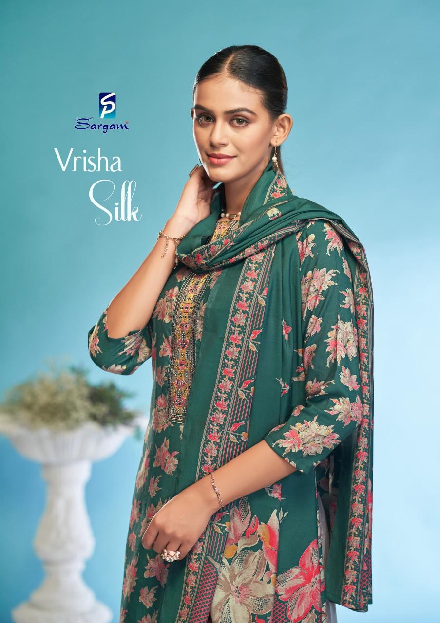 Sargam Vrisha Silk catalog wholesale dress material in chickpet bangalore bengaluru karnataka