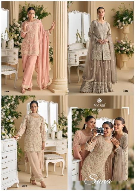 Sayuri Sana catalog designer salwar kameez manufacturers surat