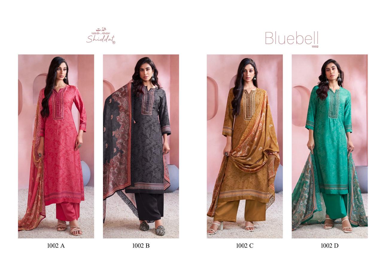Shiddat Bluebell 1002 catalog surat market salwar kameez