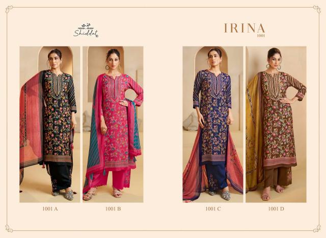 Shiddat Irina catalog wholesale salwar kameez catalog
