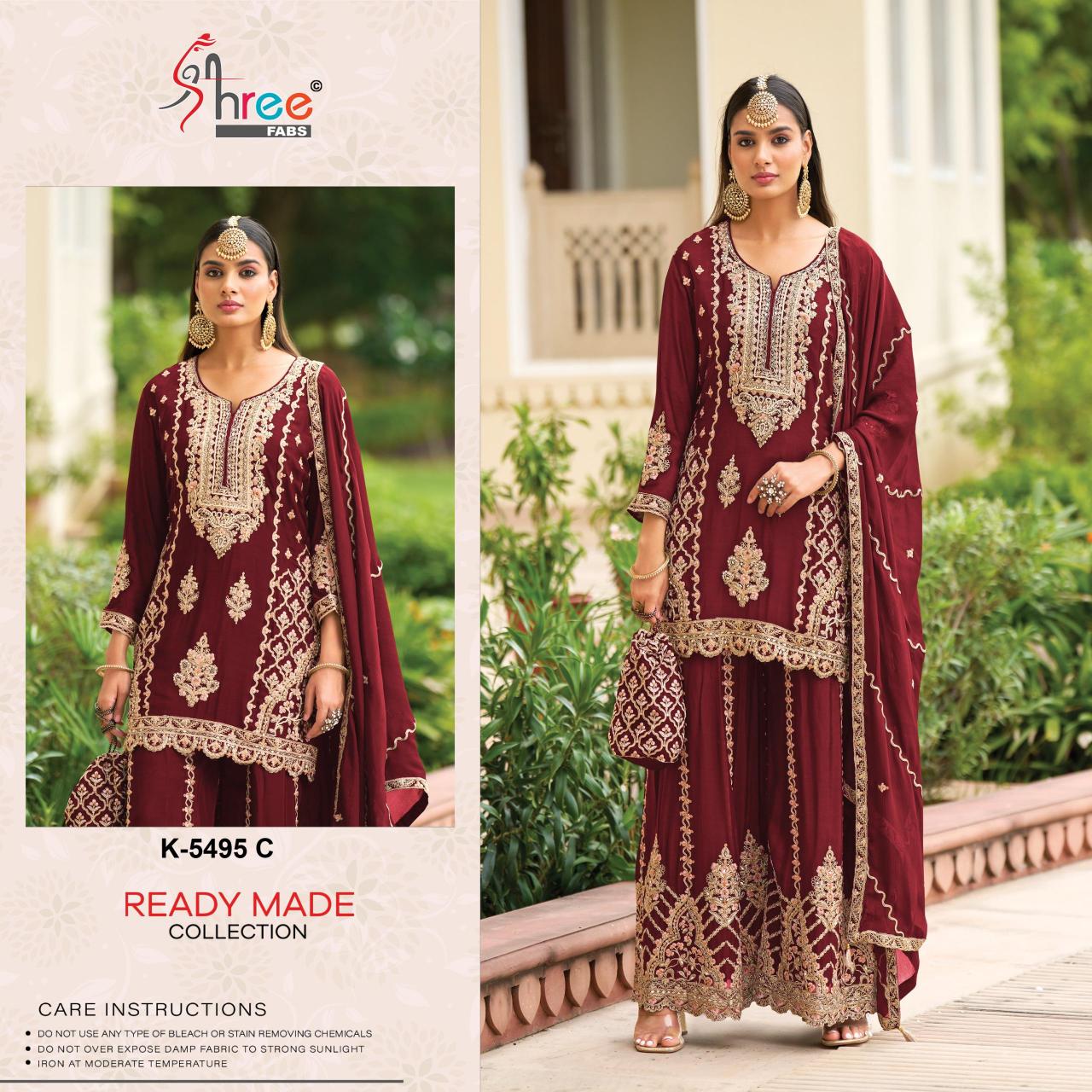 Shree Fabs K 5495 catalog pakistani suits wholesale in india