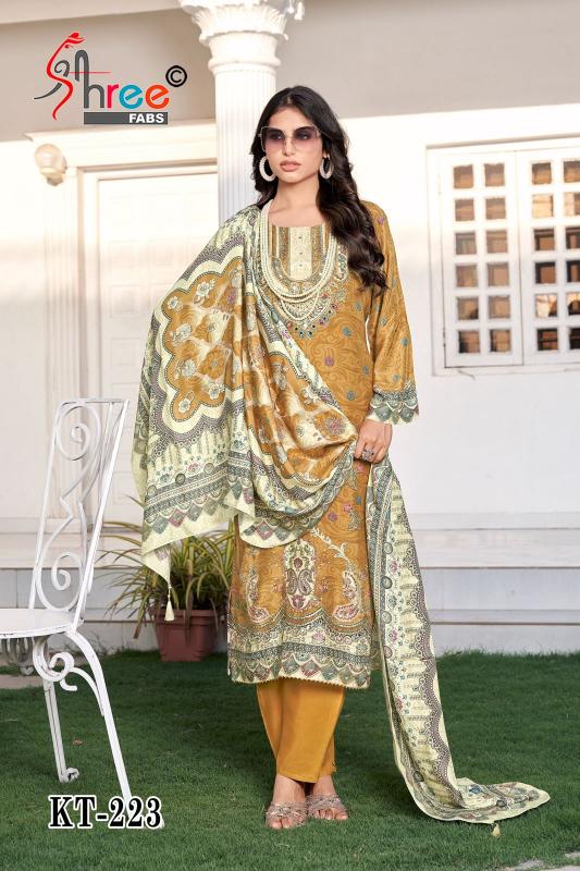 Shree Fabs KT 223 catalog pakistani suits wholesale dealers in delhi