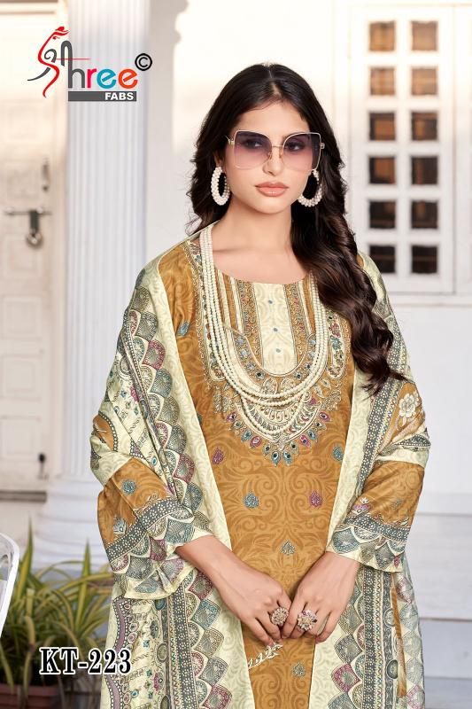Shree Fabs KT 223 catalog pakistani suits wholesale dealers in delhi