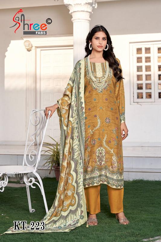 Shree Fabs KT 223 catalog pakistani suits wholesale dealers in delhi