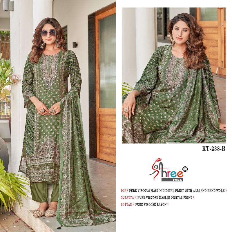 Shree Fabs KT 238 catalog pakistani suits wholesale