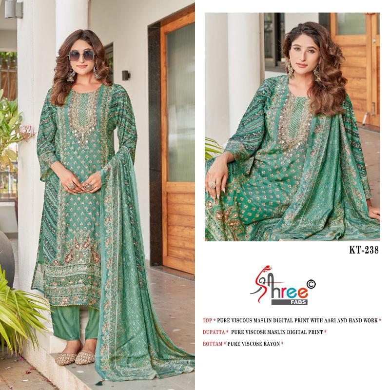 Shree Fabs KT 238 catalog pakistani suits wholesale