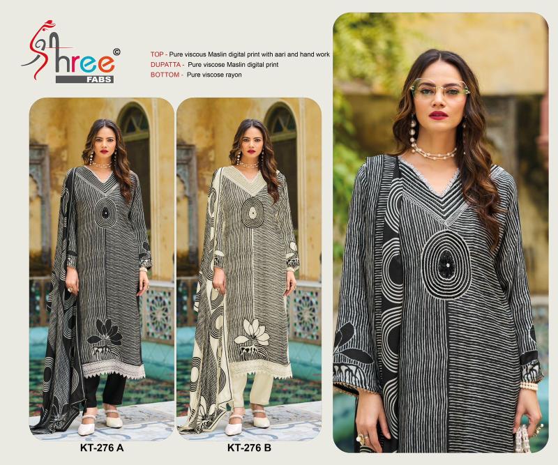 Shree Fabs KT 276 catalog pakistani replica suits wholesale in india