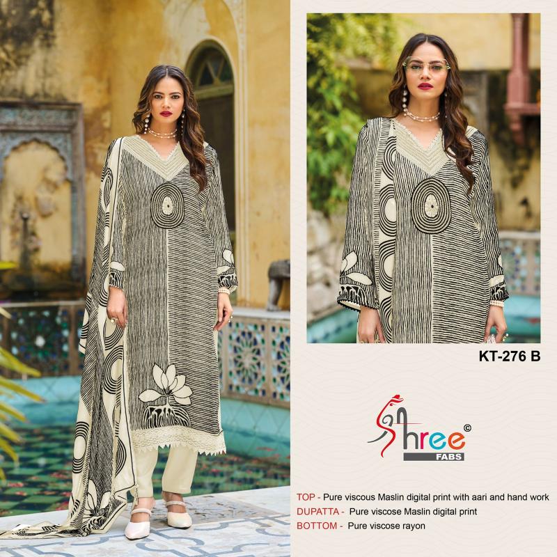 Shree Fabs KT 276 catalog pakistani replica suits wholesale in india