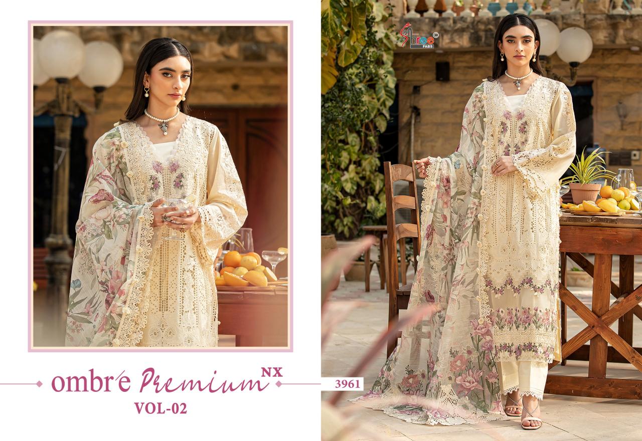 Shree Fabs Ombre Premium vol 2 Nx catalog pakistani suits wholesale in pakistan
