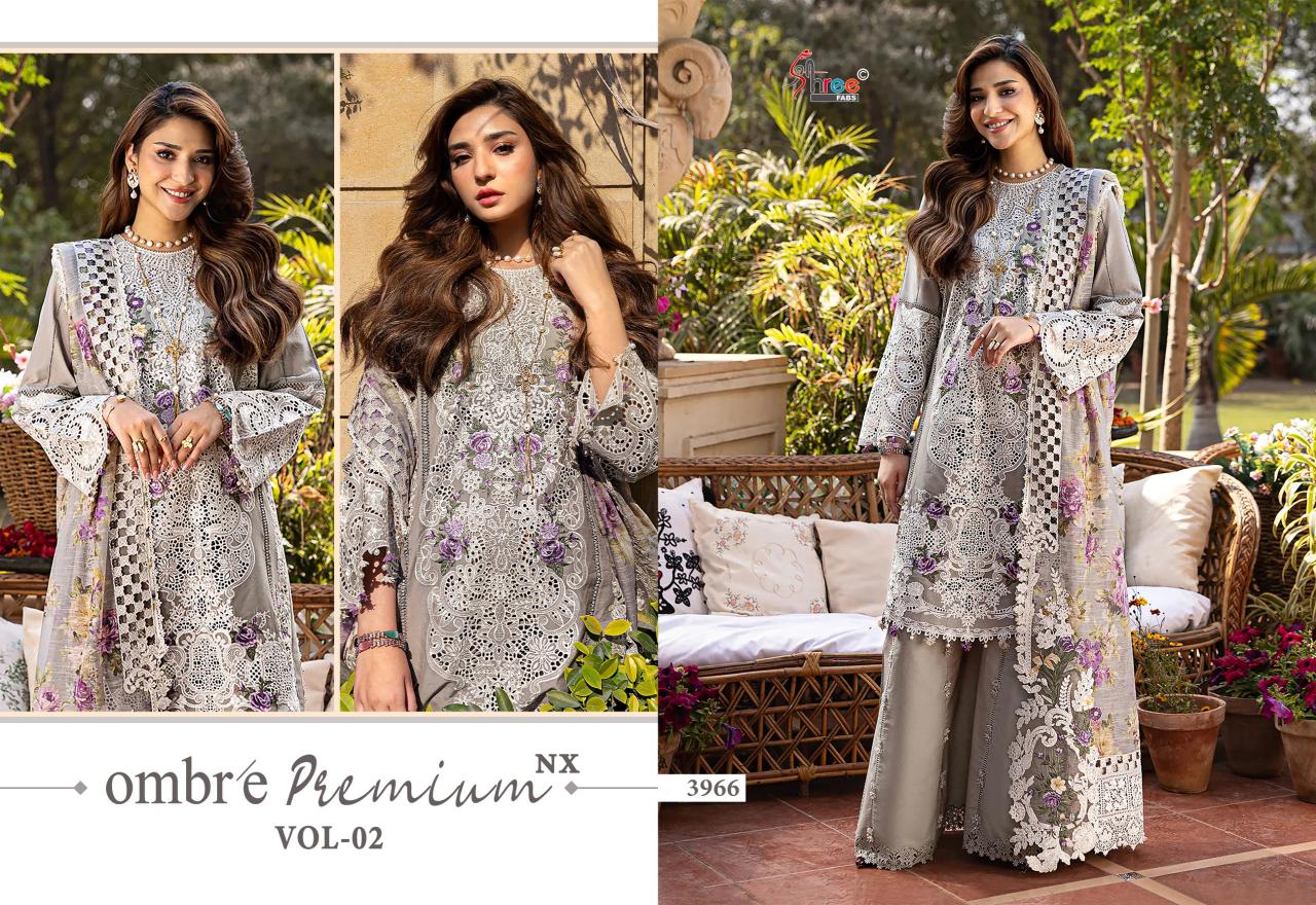 Shree Fabs Ombre Premium vol 2 Nx catalog pakistani suits wholesale in pakistan