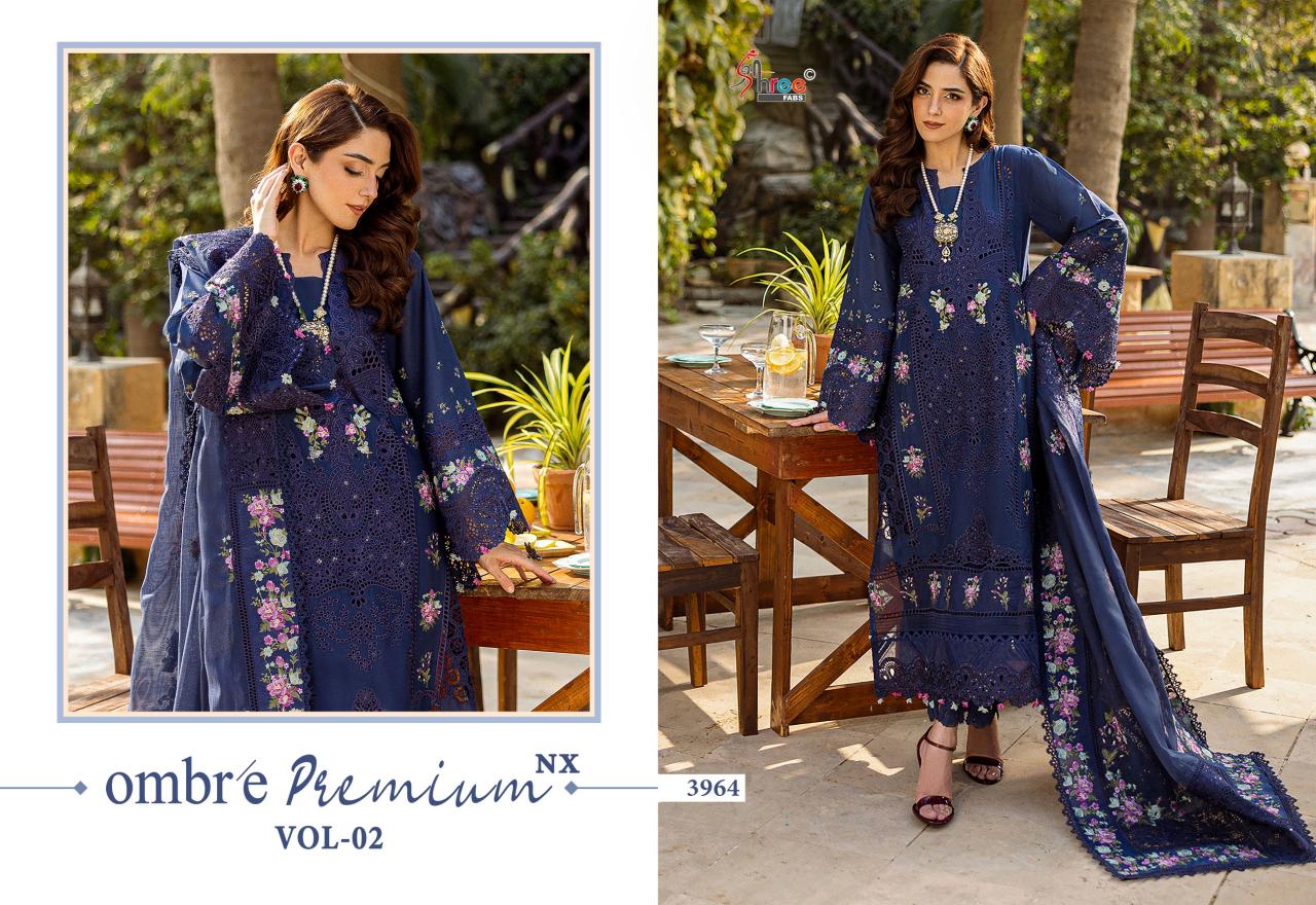 Shree Fabs Ombre Premium vol 2 Nx catalog pakistani suits wholesale in pakistan