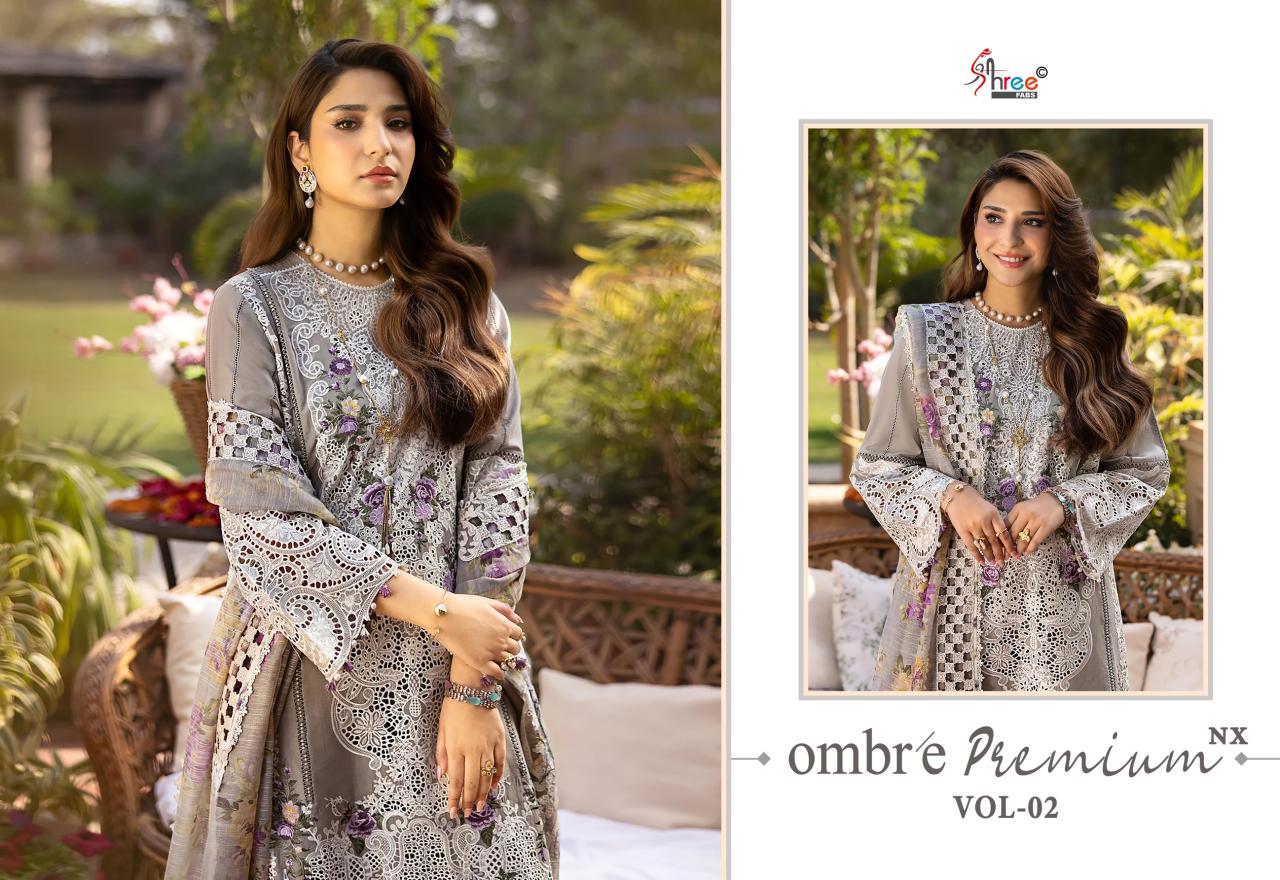 Shree Fabs Ombre Premium vol 2 Nx catalog pakistani suits wholesale in pakistan