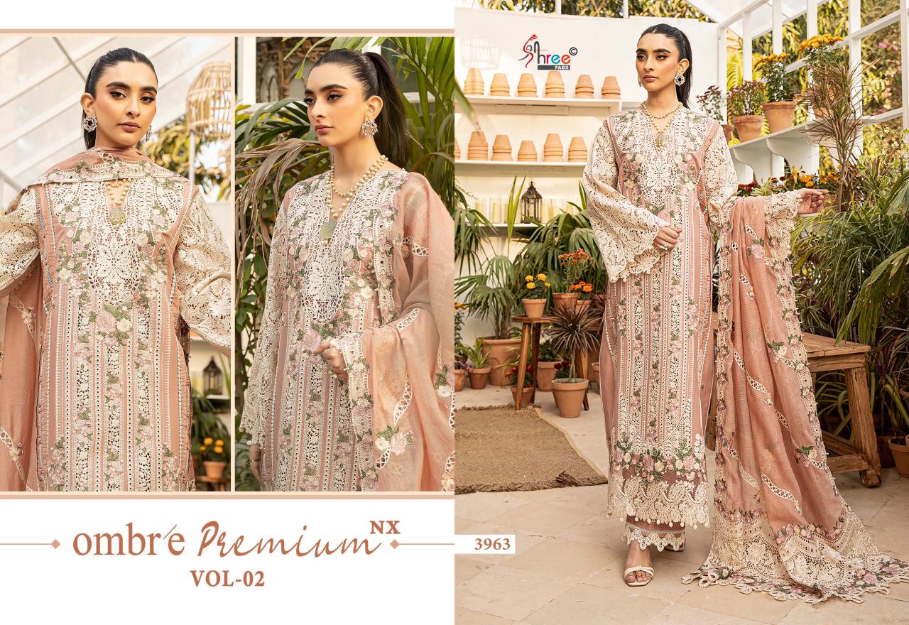 Shree Fabs Ombre Premium vol 2 Nx catalog pakistani suits wholesale in pakistan