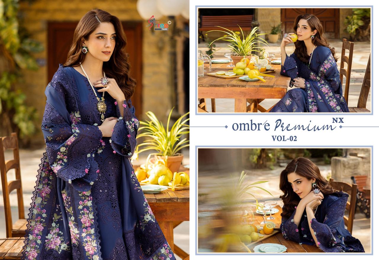 Shree Fabs Ombre Premium vol 2 Nx catalog pakistani suits wholesale in pakistan