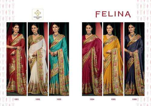 Shubh Shree Felina catalog latest saree designs with names in india
