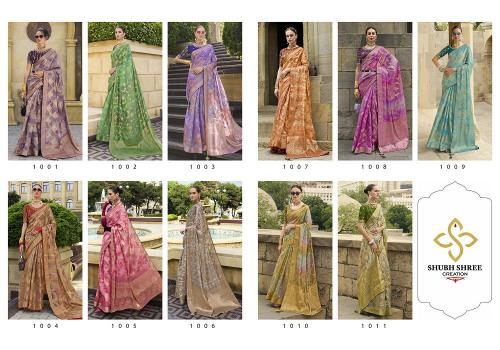 Shubh Shree Spotlight catalog latest saree fashion in south india