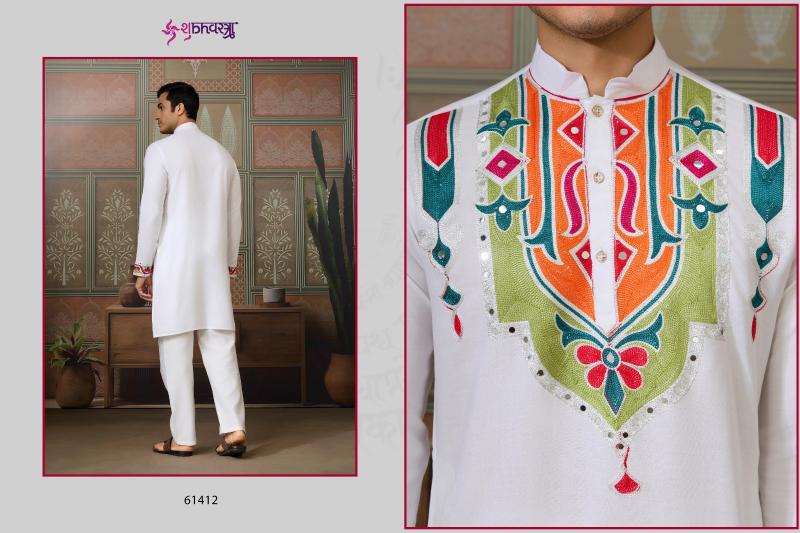 Shubhvastra Rajwadi Raas vol 4 catalog brand quality designer mens kurti wholesaler