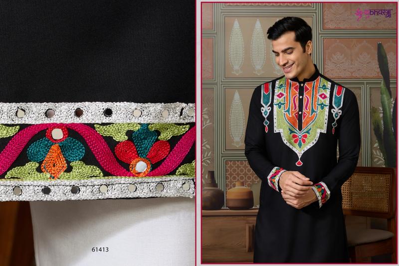 Shubhvastra Rajwadi Raas vol 4 catalog brand quality designer mens kurti wholesaler