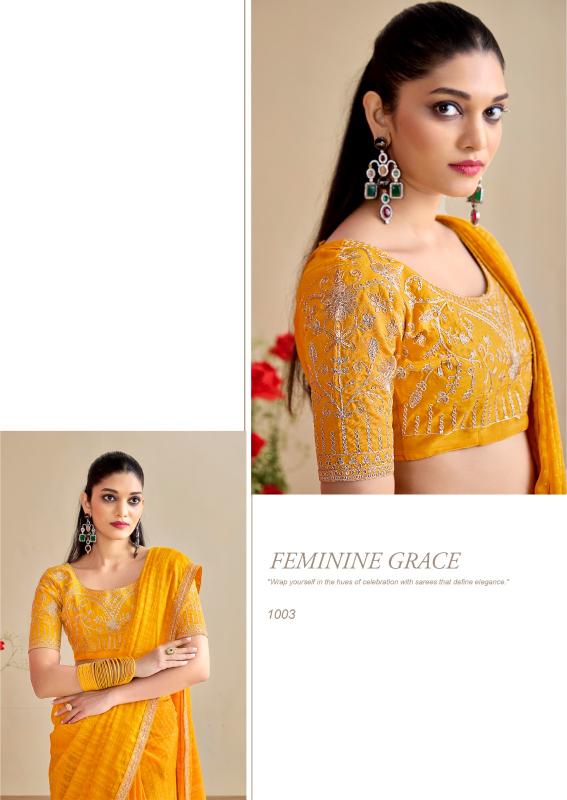 Stavan Bandhniya catalog saree embroidery designs in surat