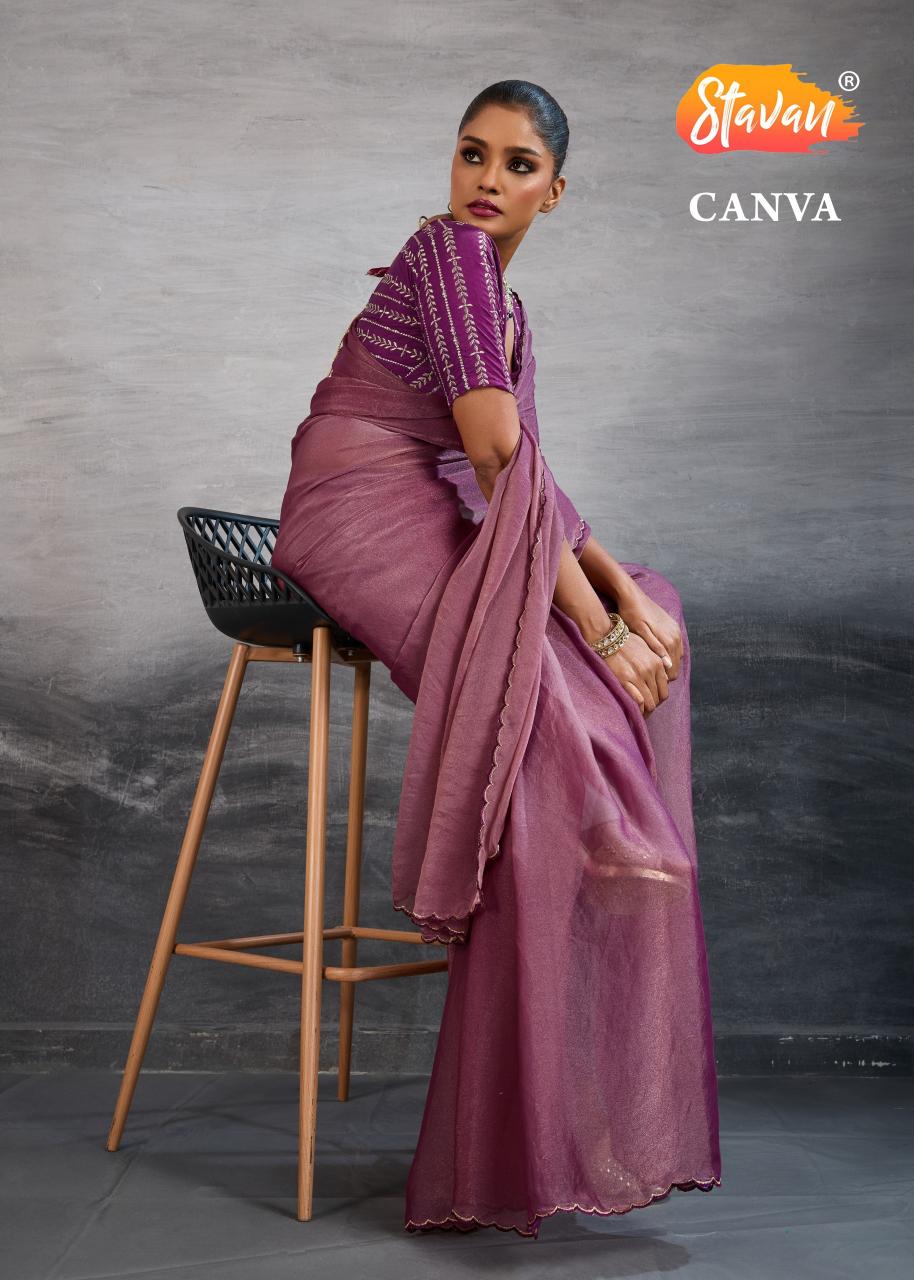 Stavan Canva catalog bridal sarees online in surat