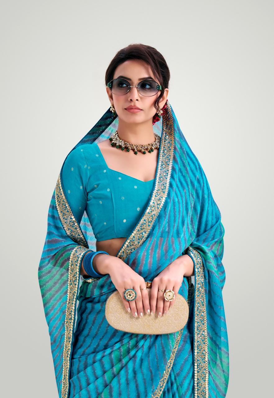 Stavan Rajwadi catalog lehariya designer sarees surat gujarat