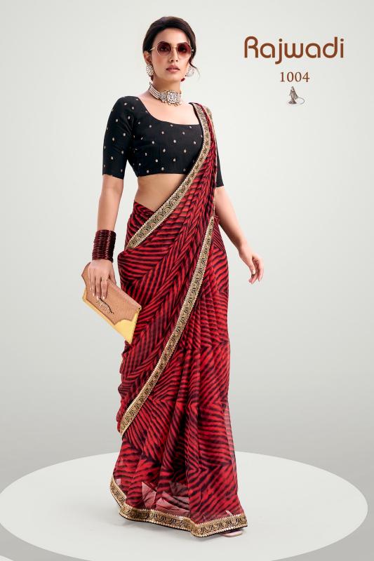 Stavan Rajwadi catalog lehariya designer sarees surat gujarat