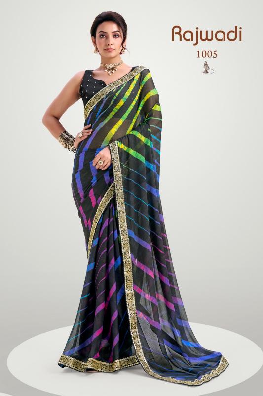 Stavan Rajwadi catalog lehariya designer sarees surat gujarat