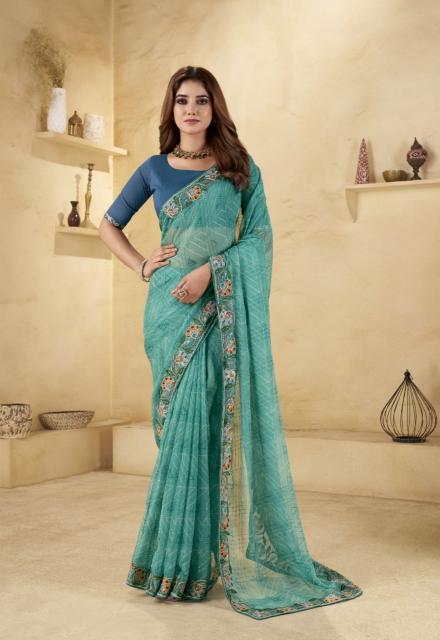 Stavan Tatva catalog printed chiffon sarees surat