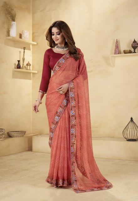 Stavan Tatva catalog printed chiffon sarees surat