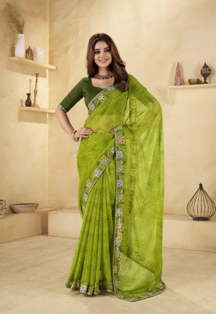 Stavan Tatva catalog printed chiffon sarees surat