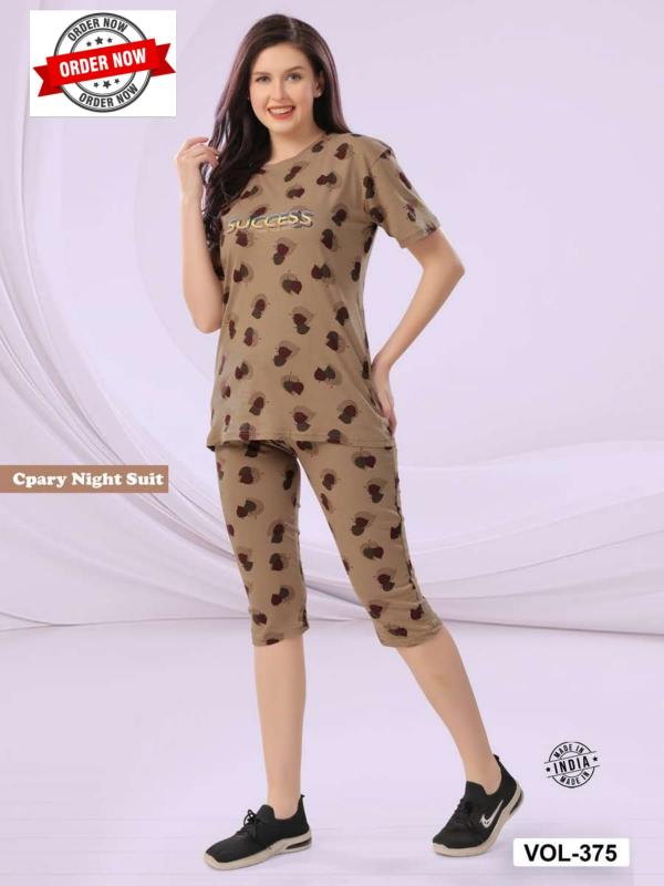 Summer Special CAPRI VOL.DN 375 catalog ladies night dress wholesaler market