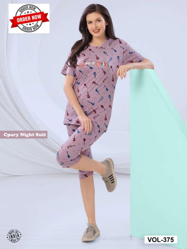 Summer Special CAPRI VOL.DN 375 catalog ladies night dress wholesaler market