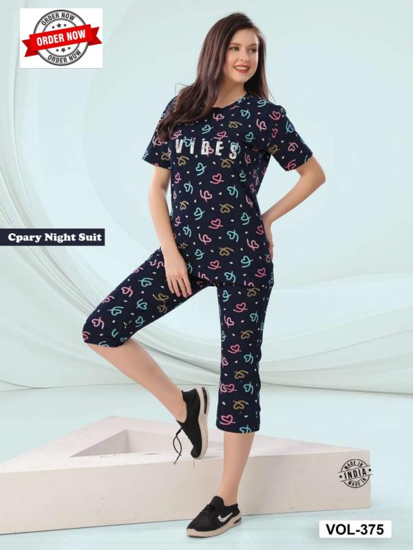 Summer Special CAPRI VOL.DN 375 catalog ladies night dress wholesaler market