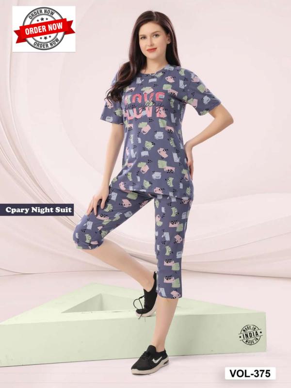Summer Special CAPRI VOL.DN 375 catalog ladies night dress wholesaler market