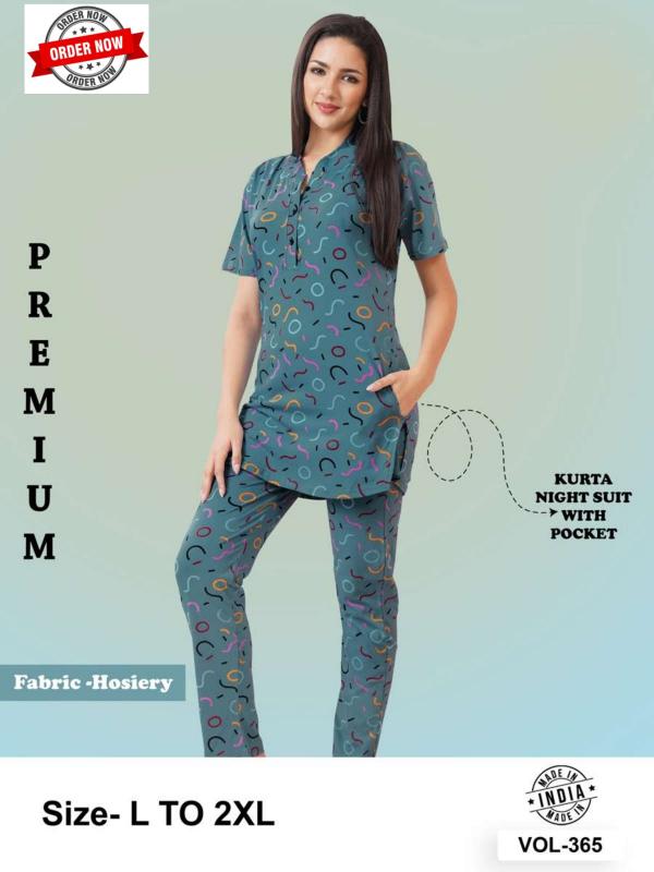 Summer Special CO-ORD SET VOL.DN 365 catalog ladies night dress